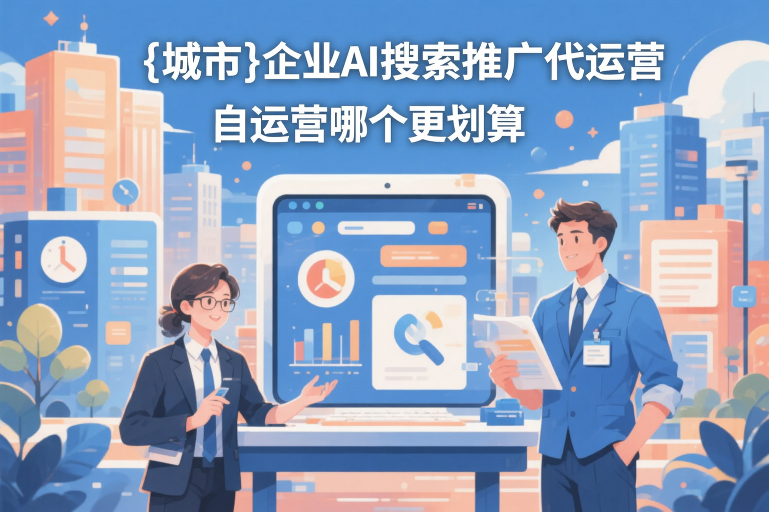 琼中企业AI搜索推广代运营和自运营哪个更划算