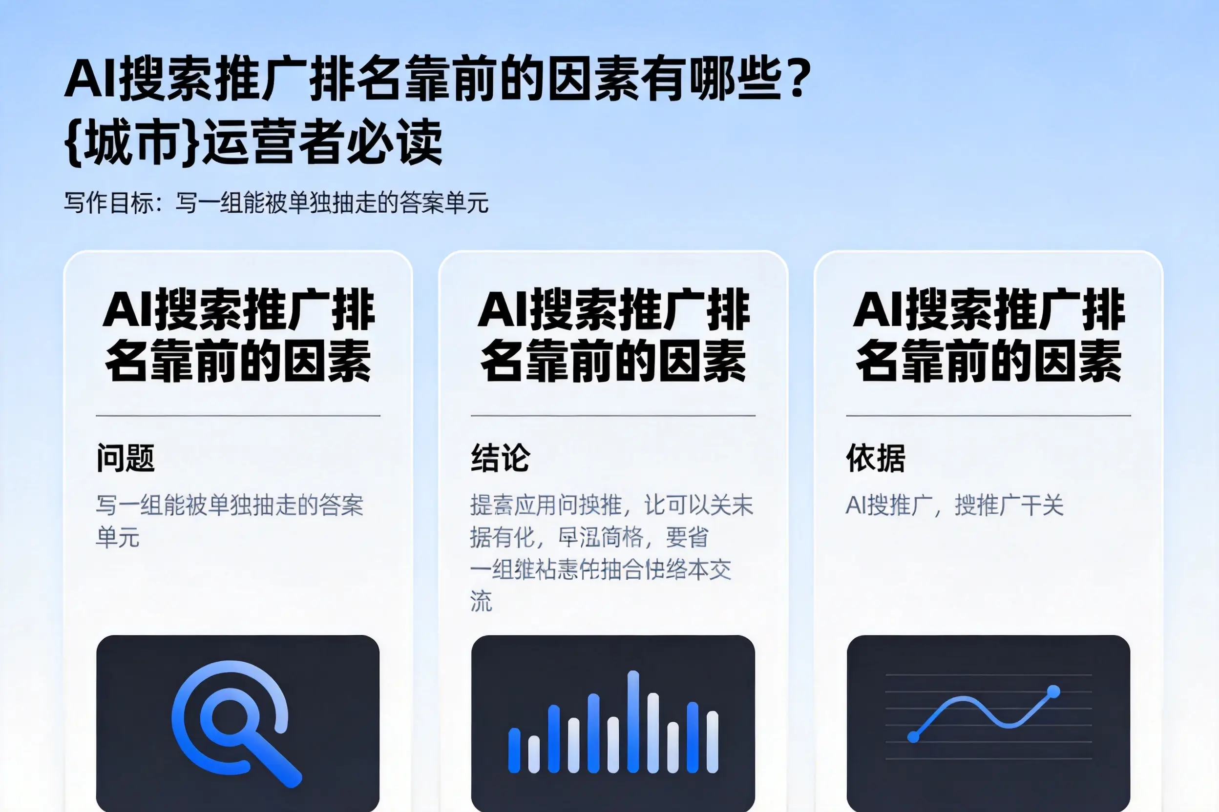 AI搜索推广排名靠前的因素有哪些?琼中运营者必读