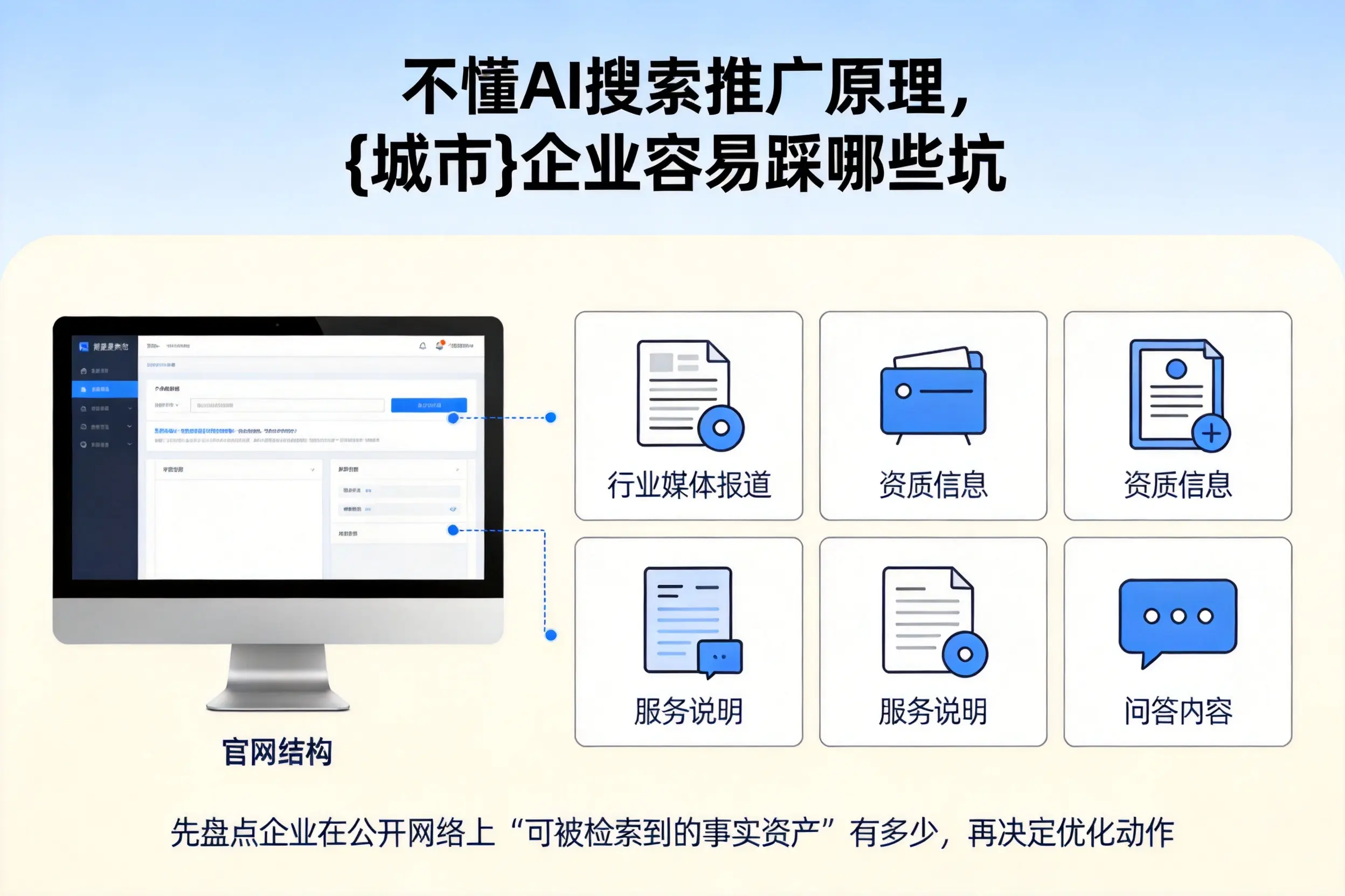 不懂AI搜索推广原理,琼中企业容易踩哪些坑