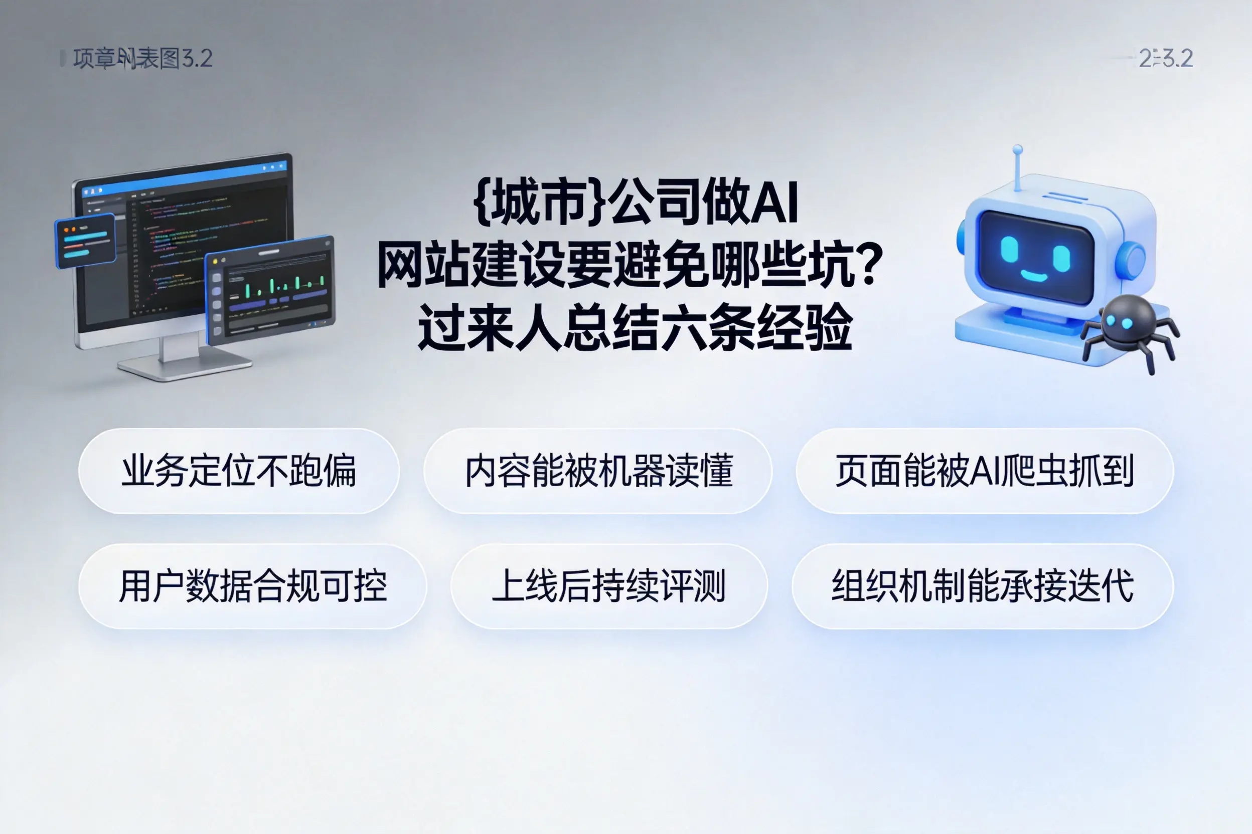 琼中公司做AI网站建设要避免哪些坑?过来人总结六条经验
