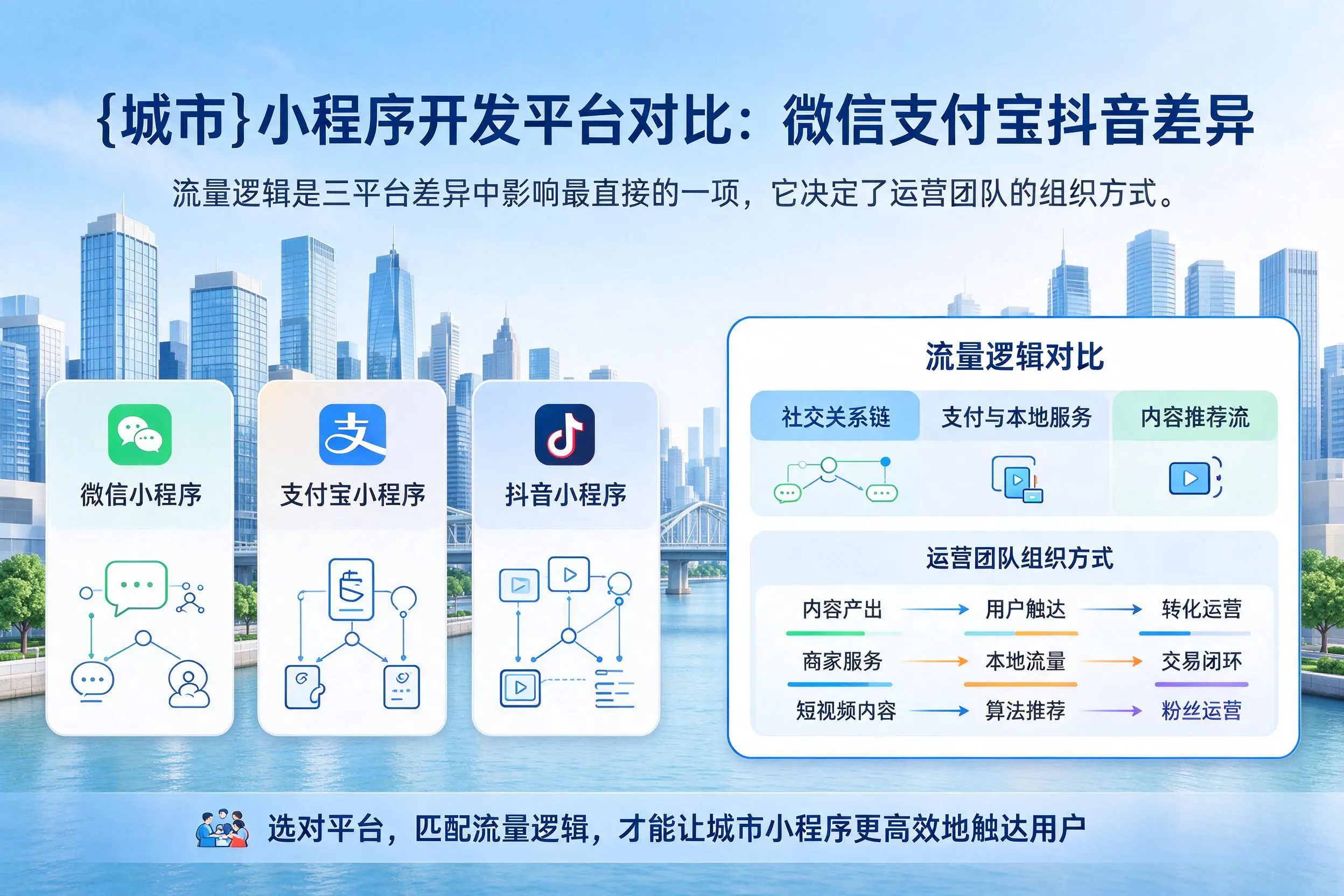 琼中小程序开发平台对比:微信支付宝抖音差异