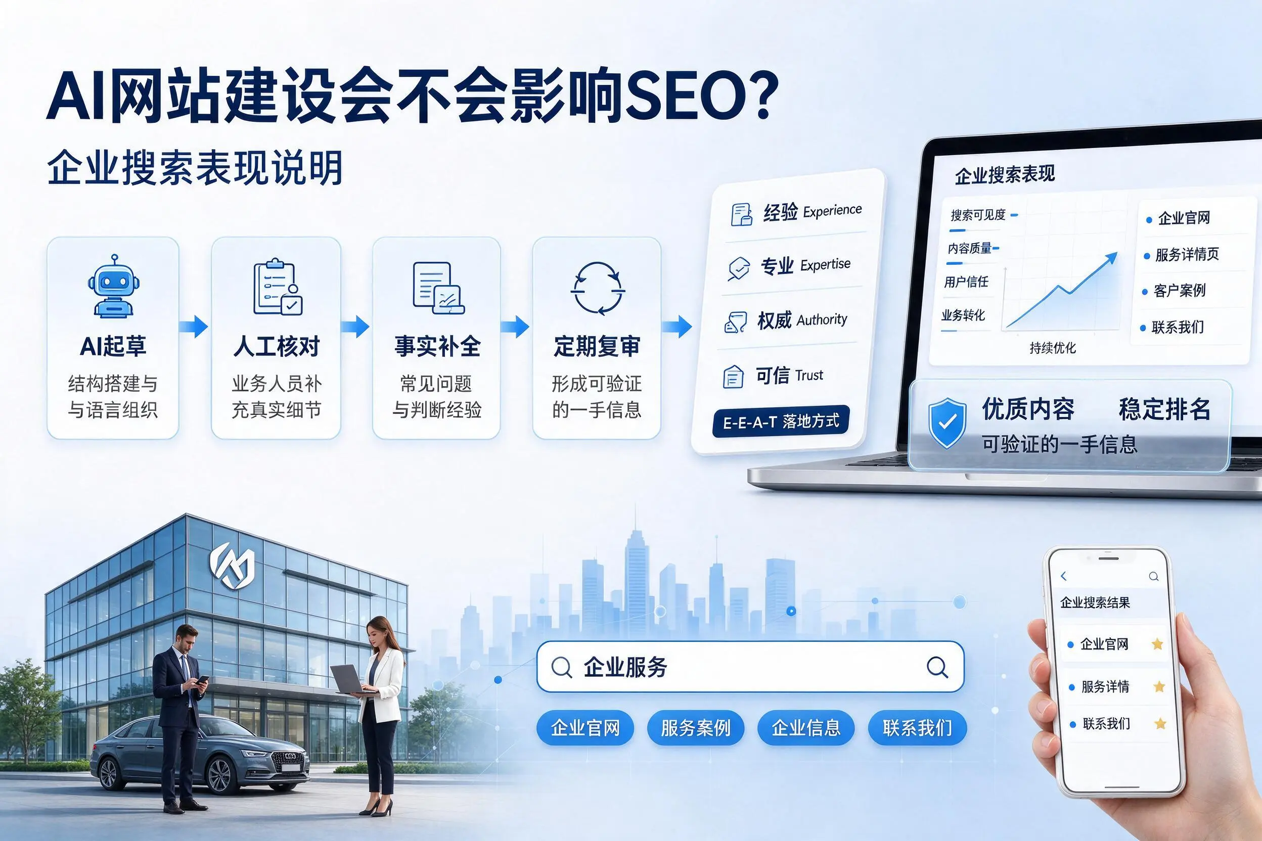 AI网站建设会不会影响SEO？琼中企业搜索表现说明